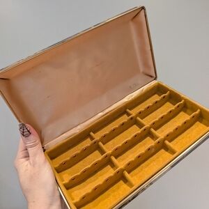 Elegant Jewelry Organizer Case Vintage